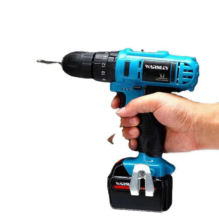 Специальное горячее предложение отвертка 12V литиевая электрическая дрель портативный набор инструментов с двумя батареями и одним зарядным устройством