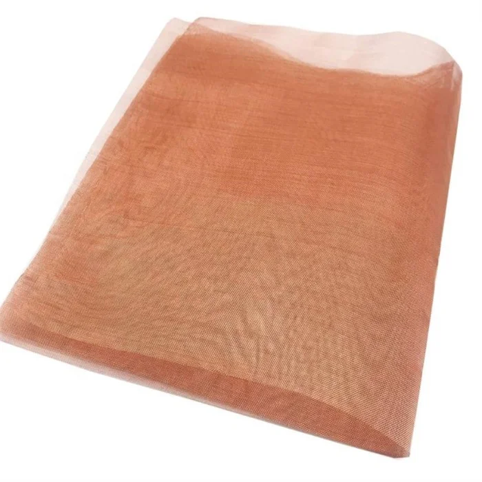 Copper Fine Micro Screen Woven Wire Mesh Various Kinds Of Metal Wire Filter Screen For Sale