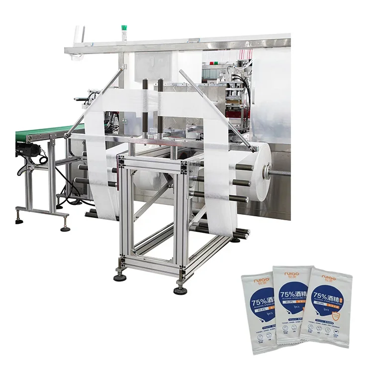 Wet Wipe Paper Soft Tissue Wrapping Packing Machine Wet Wipe Making Machines Wet Napkin Packing Machine