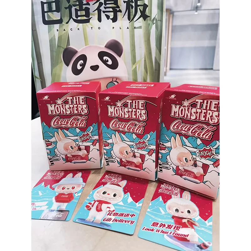 Popular kid toys 100% POP MARTS THE MONSTERS LABUBU Action Figure Anime Kawaii POP-MART Mystery Blind Box