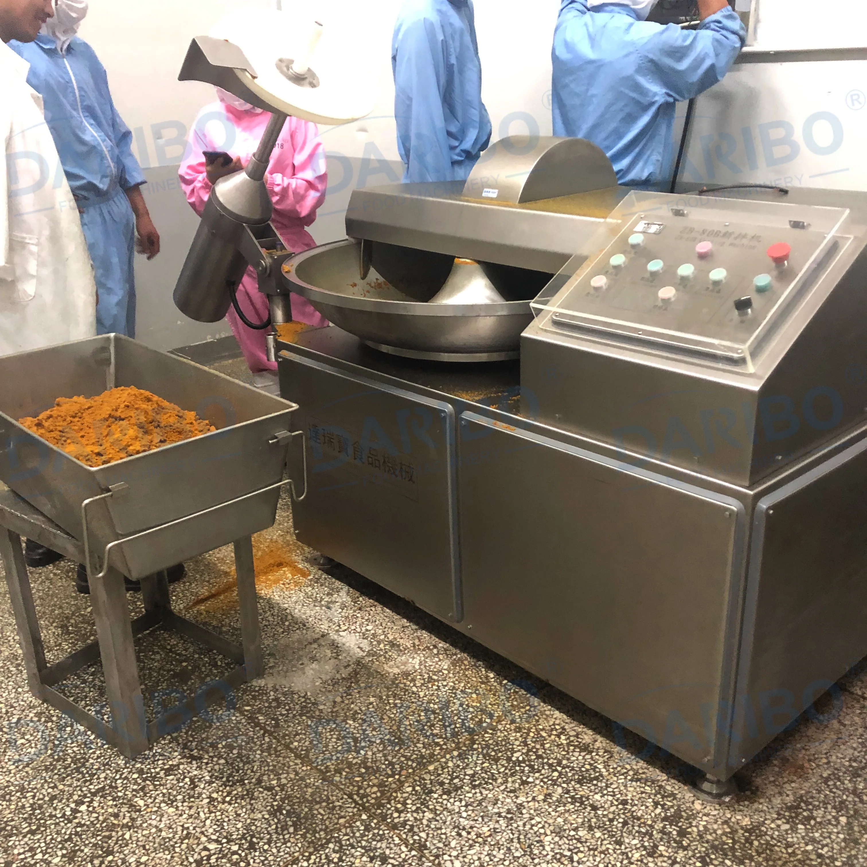Heavy Duty Meat Bowl Cutter Meat Mix Processing Equipment