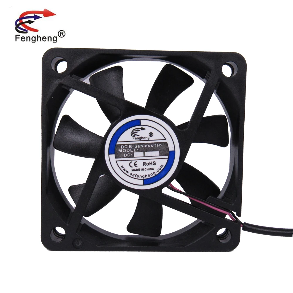DC Fan 5V 12V 24V 0.35/1.94W 5000RPM High Speed AXial Flow Fan 60X60X10mm USB Interface Cooling Fan 60mm