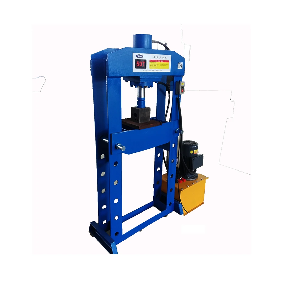 CE Approved 30 Ton Hydraulic Shop Press with Gauge
