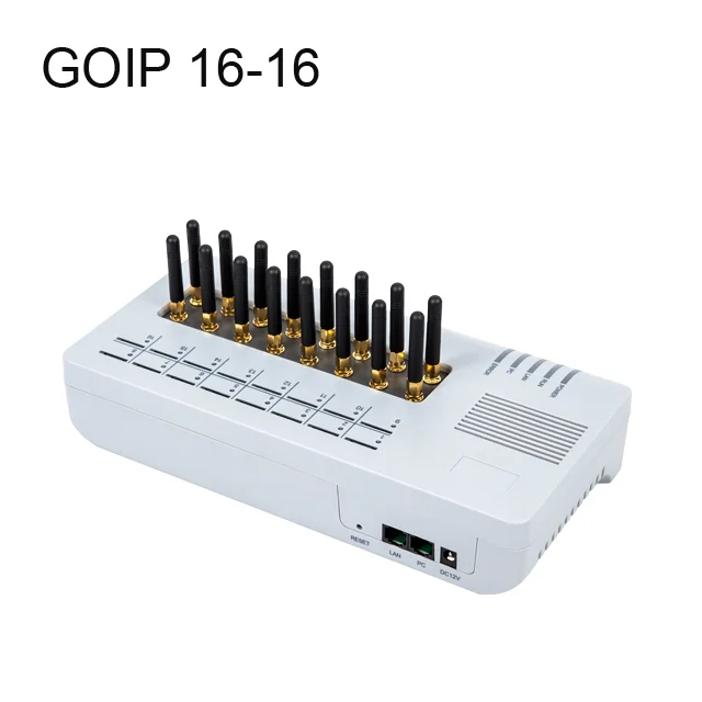 YX  Anti sim blocking Calls 2g GOIP 16 port imsi catcher sim card box call termination gsm goip Gateway