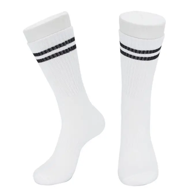 2021Top Manufacturers customized low high cut football socks mens fashion socks accept the customer logo