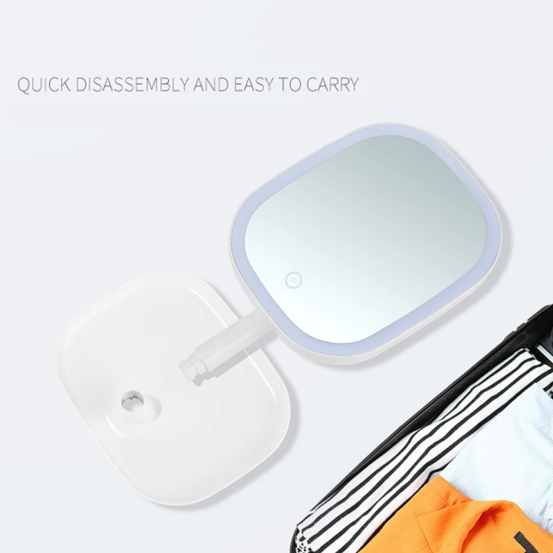 
custom desk vanity smart console table led hand decor wall side makeup mirror 