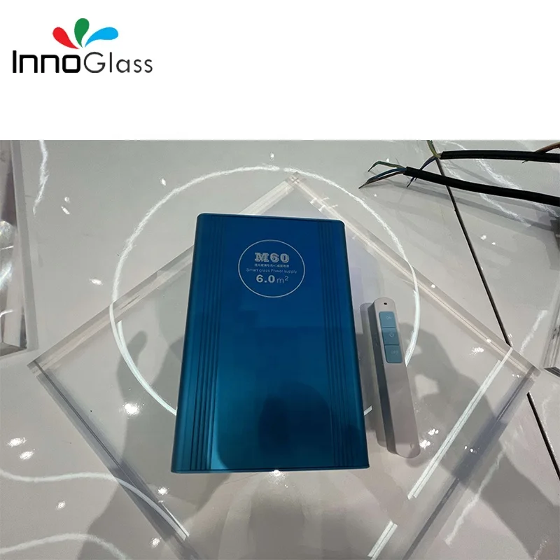 INNOGLASS 50W 100W smart glass film Transformer with normal remote  switch+Phone App Electronically controlled power with remote