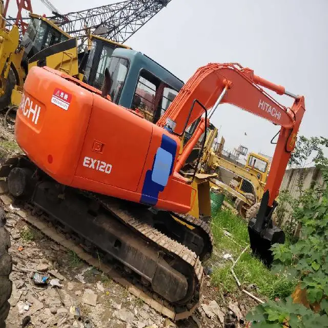 
used Japan made trucked excavator ex120 hot sale to african countries with high quality reasonable price 