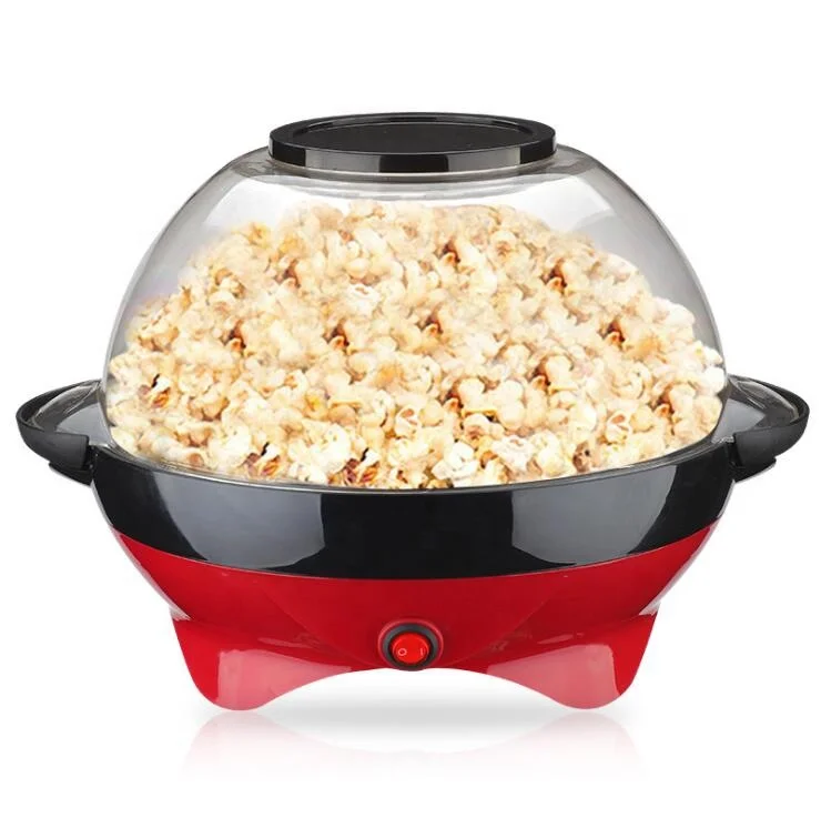 Wholesale Professional Mini Electric Popcorn Machine Home Used Hot Oil Popcorn Popper with Stir Stick Air Popcorn Maker