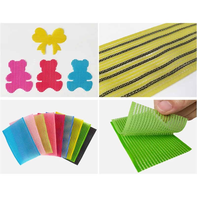 High Quality Popular Barbershop Custom Eco-Friendly Nylon Plastic Hook And Loop Hair Rollers /Hair Grippers