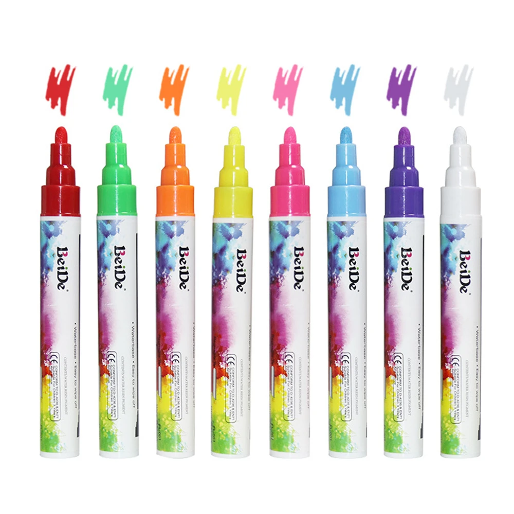 On Sale, Ready stocks, Liquid chalk marker, Metallic color, Basic colors
