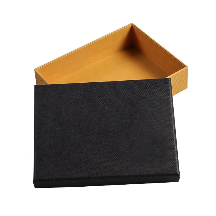 
Top quality Fashion Belt in High Quality black cardboard box packaging with yellow base box 
