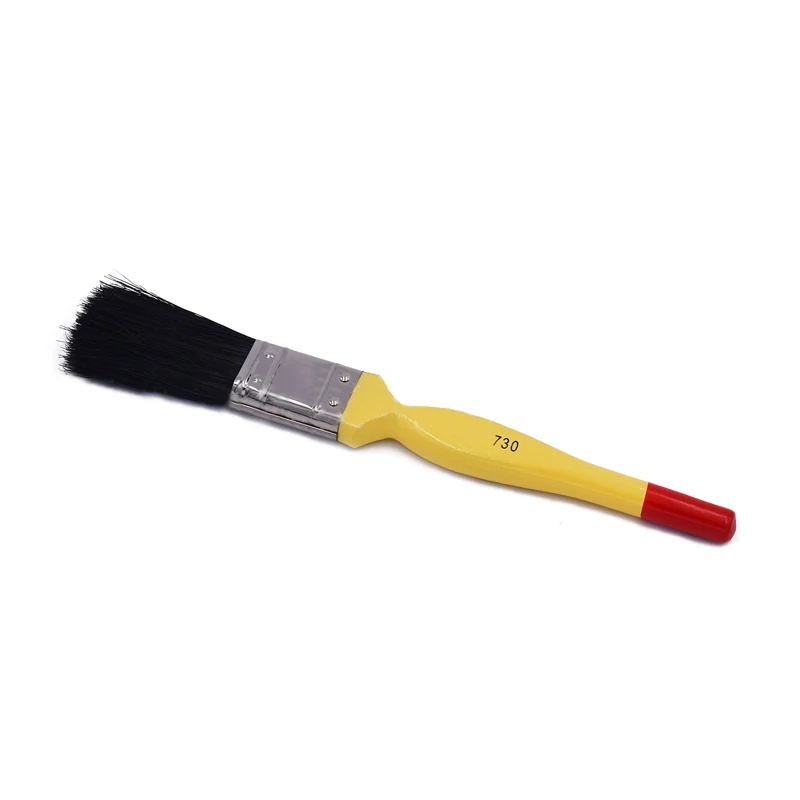 Wholesale High Quality No.730 Black Bristle Paint Brush With Wooden Handle Painting Brushes
