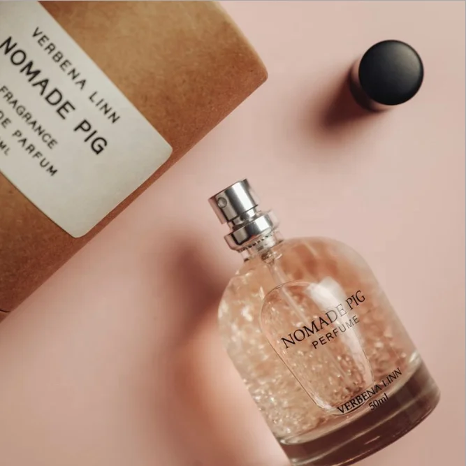 Hot sale Fragrance  30ml 50ml 100ml Luxury classic round Empty clear perfume bottle with spray  lid