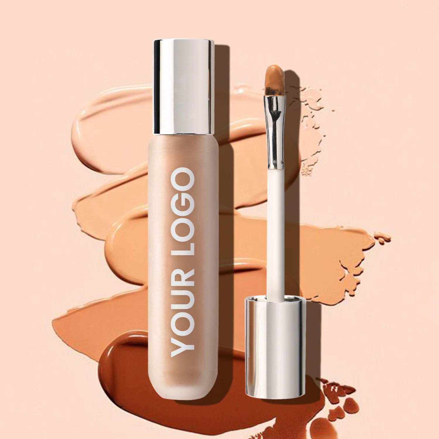 Wholesale Waterproof Custom Logo Cruelty Free Face Makeup Concealer Full Coverage Private Label Liquid Concealer