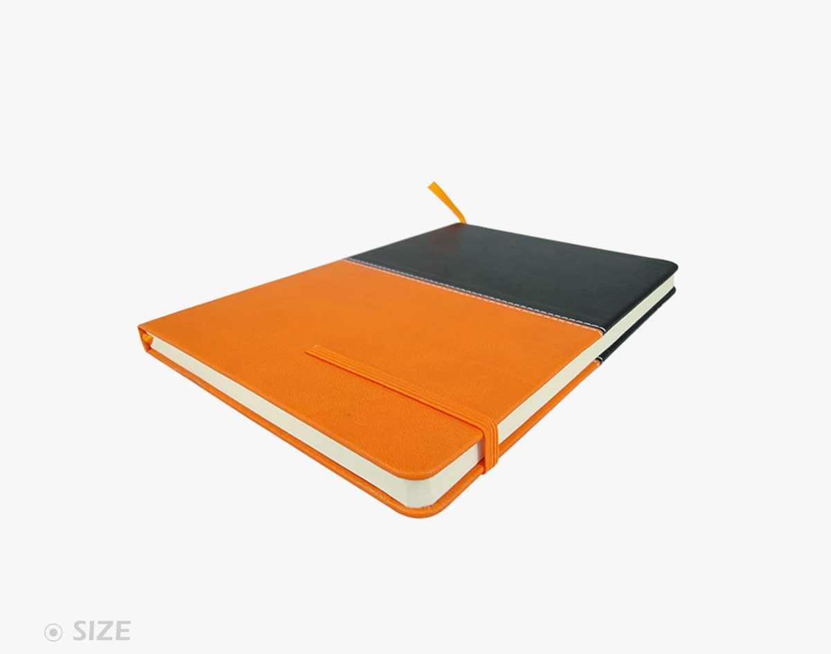 
A5 custom printed spiral notebook leather hardcover embossed travel journal 