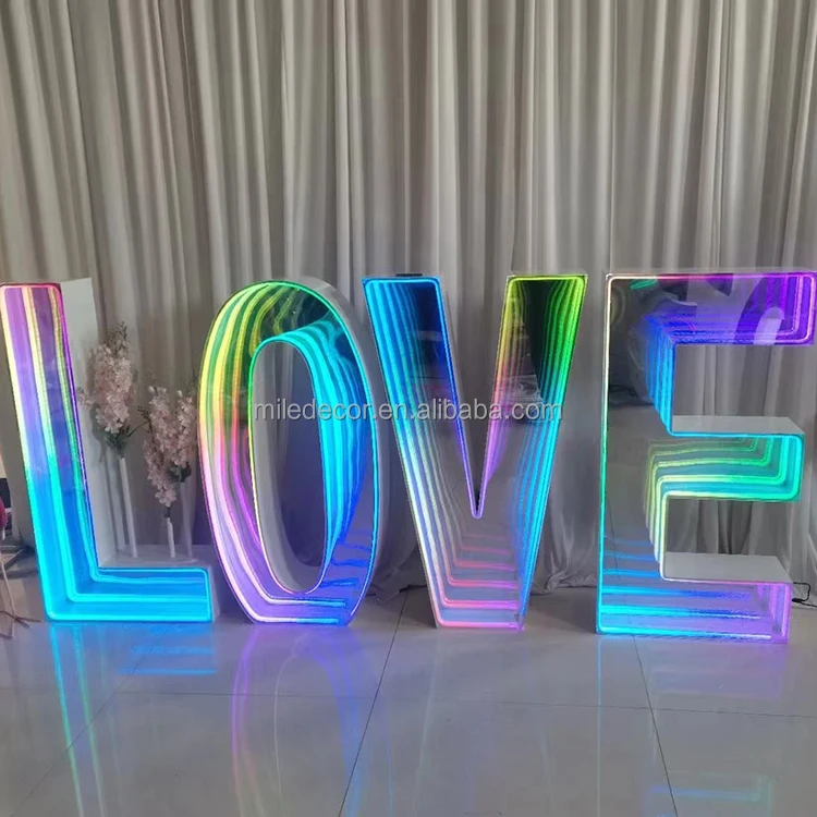 4ft Giant Merry Me Letter Electronic Sign LED Large Light up Marquee Letters Numbers for Wedding Decoration