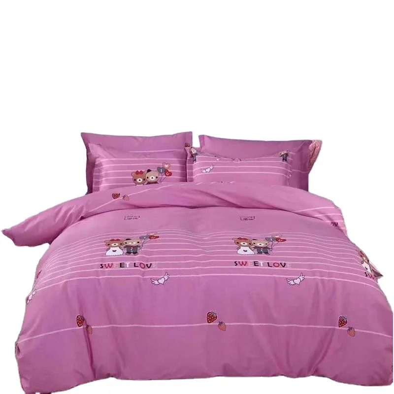 Cool breathable sheet fabric disperse printed fabric popular design polyester printed fabric