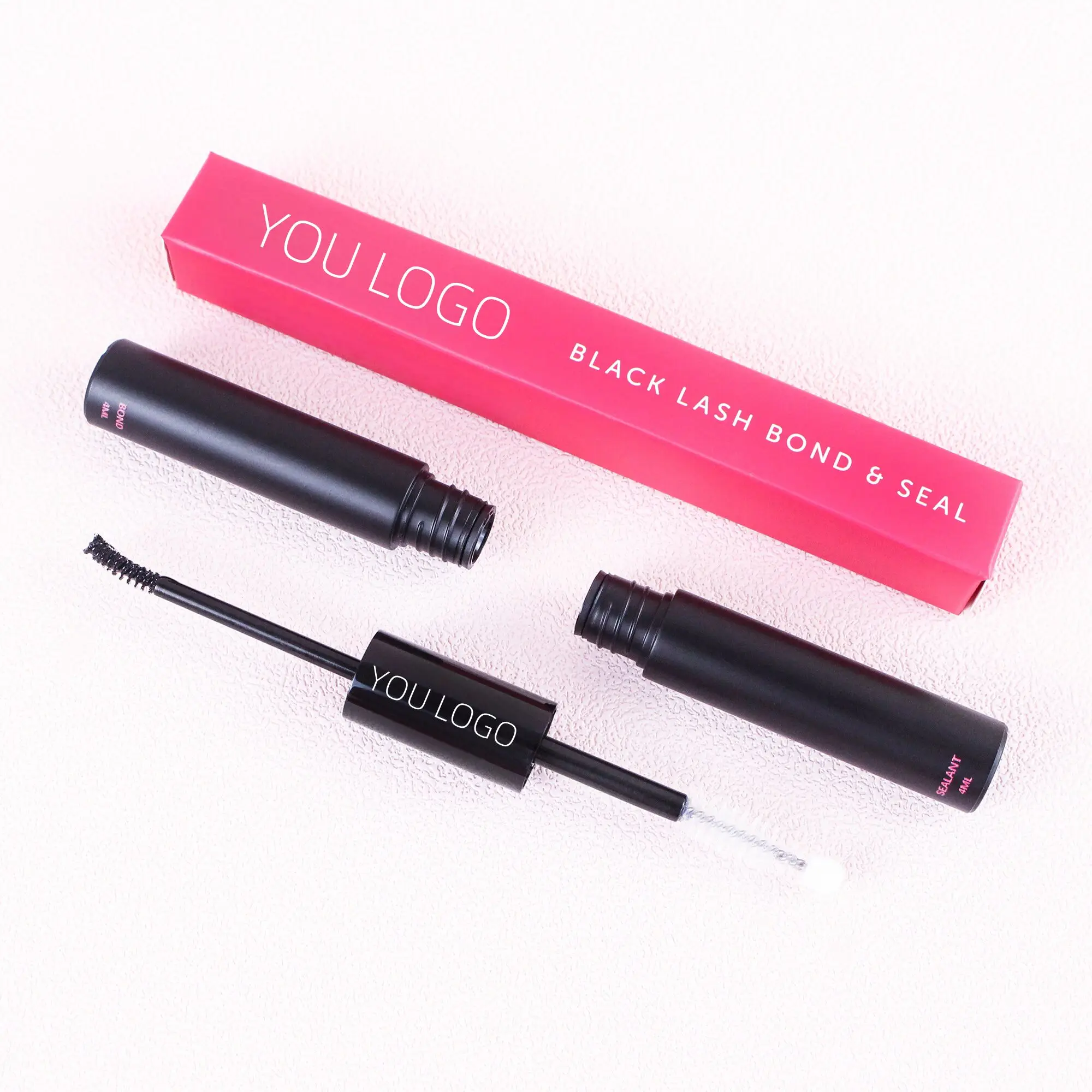 Private label waterproof diy lash extension kit bond and seal lash clusters kit cruelty-free korean vegan silk diy eyelashes