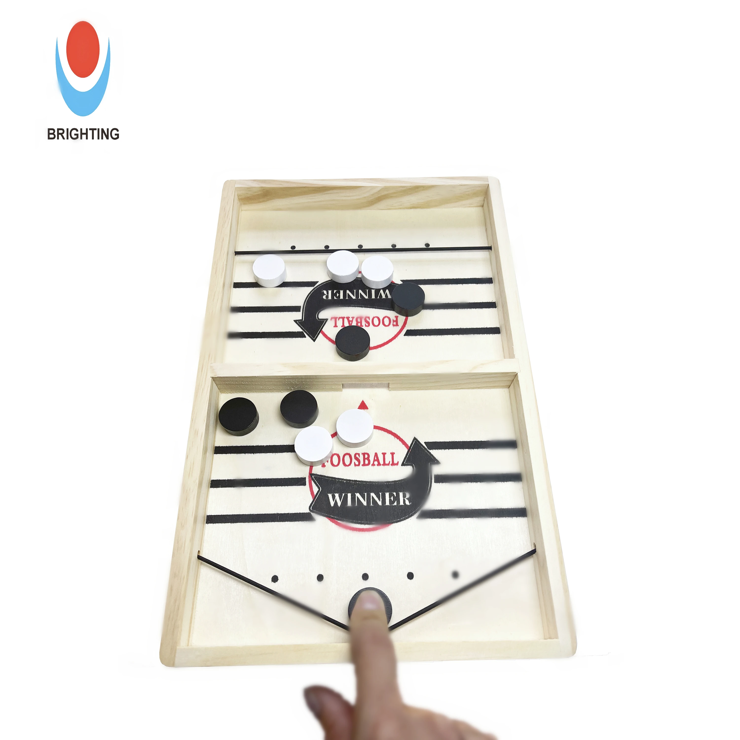 Fast Sling Puck Game Portable Table Foosball Game for Kids and Adults Tabletop Slingshot Toys Desktop Sport Board Hockey Game
