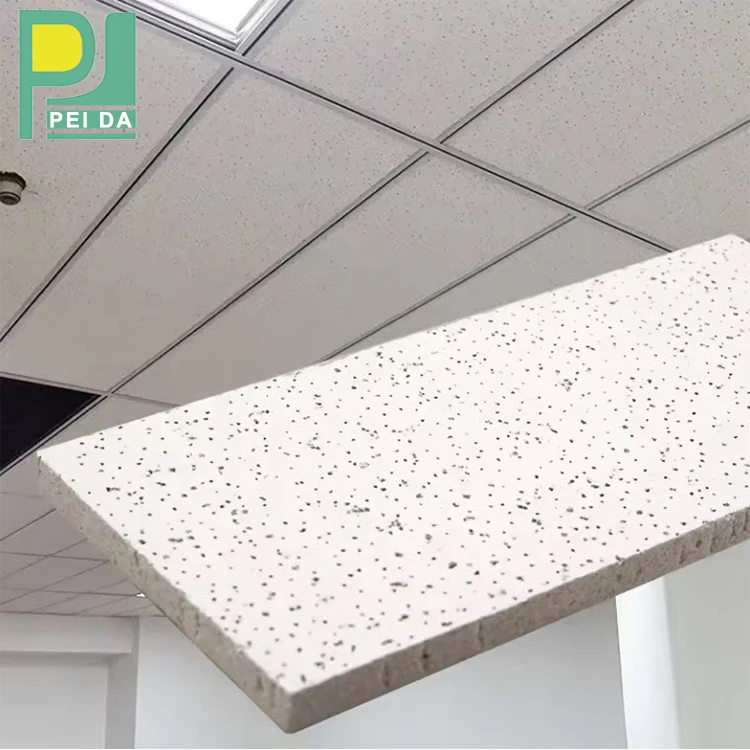 Fashion 2X4 Acoustic Mineral Fibre Ceiling Tiles For Commercial