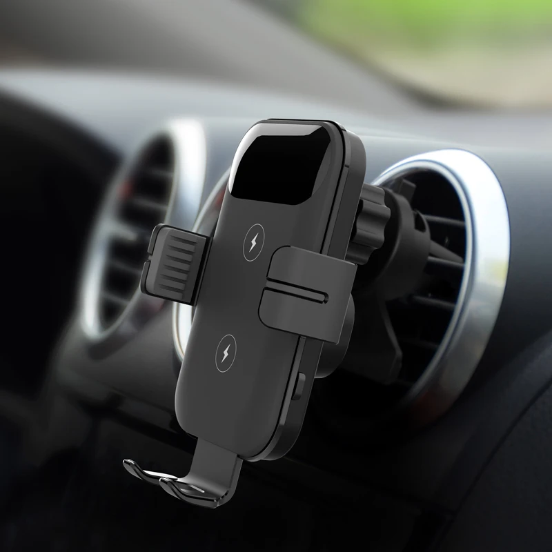 Trending Products 360 Adjustable Air Vent Dual Coil Wireless Charging Car Mount for Samsung Galaxy Z Flip 3