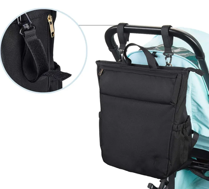 Diaper Bag Backpack Stylish Small Baby Nappy Bag Multi-function Waterproof Lightweight with Insulated Pocket