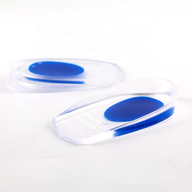 High Quality Comfortable Silicone Foot Pad Gel Heel Height Increase Insoles
