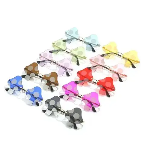 wholesale customization mushroom shape party costume cool sunglasses