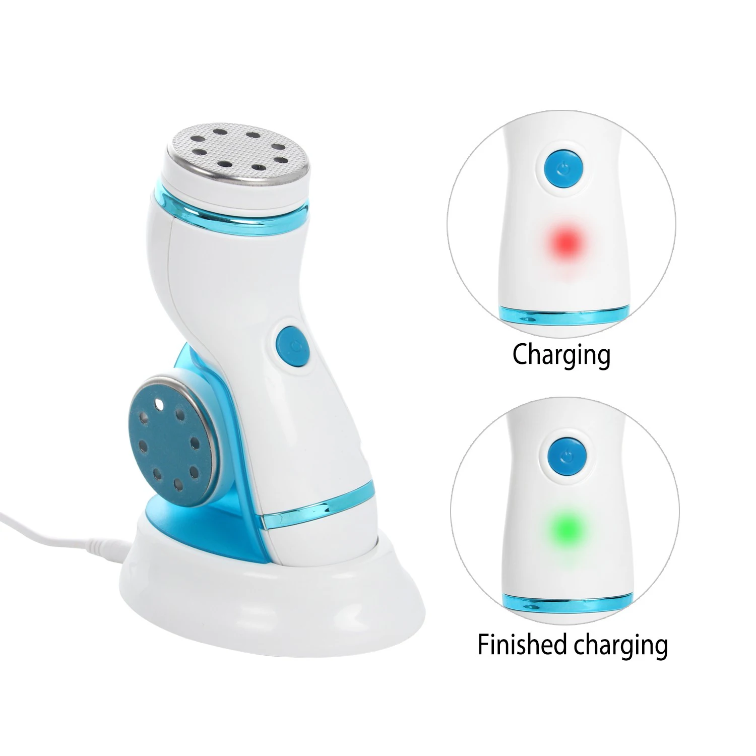 4 in 1 Portable  Electric Foot Grinder Set USB Foot Callus Remover for Dry Cracked Dead Skin