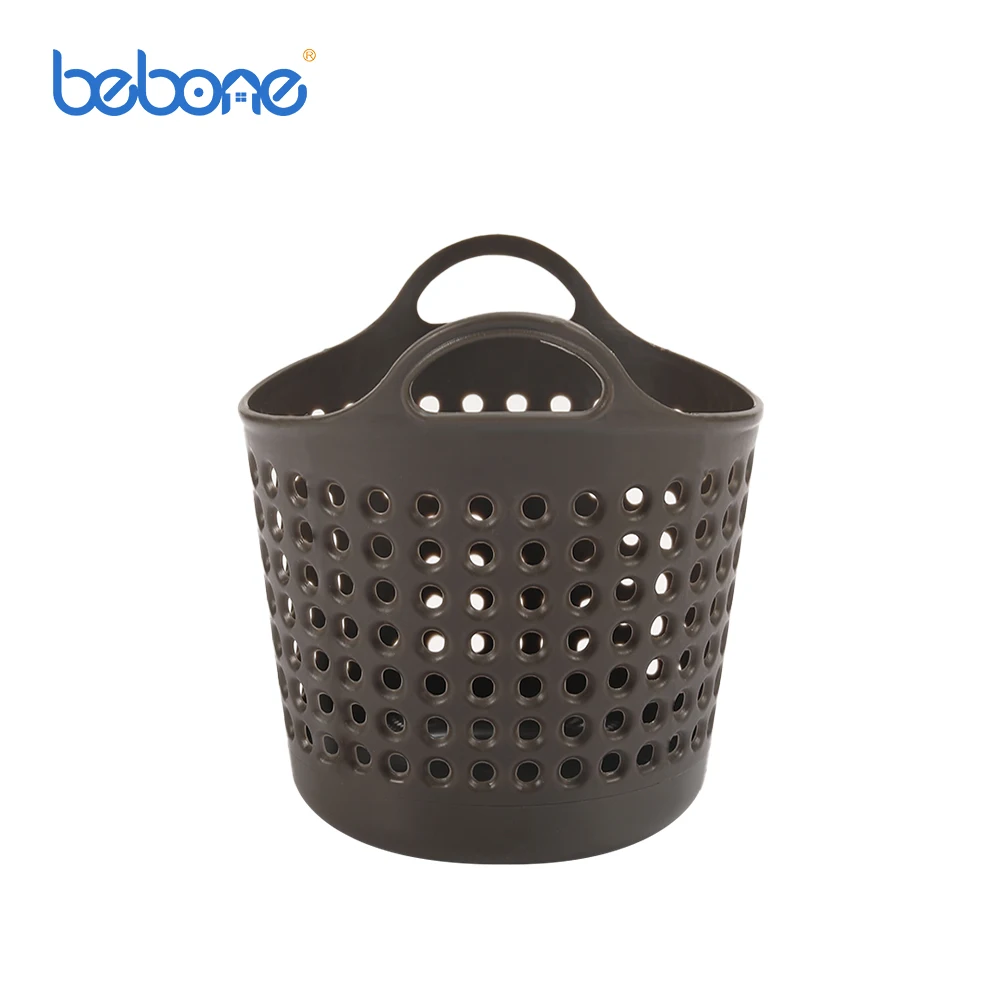 Flexible desktop decoration mini plastic collection rattan storage baskets