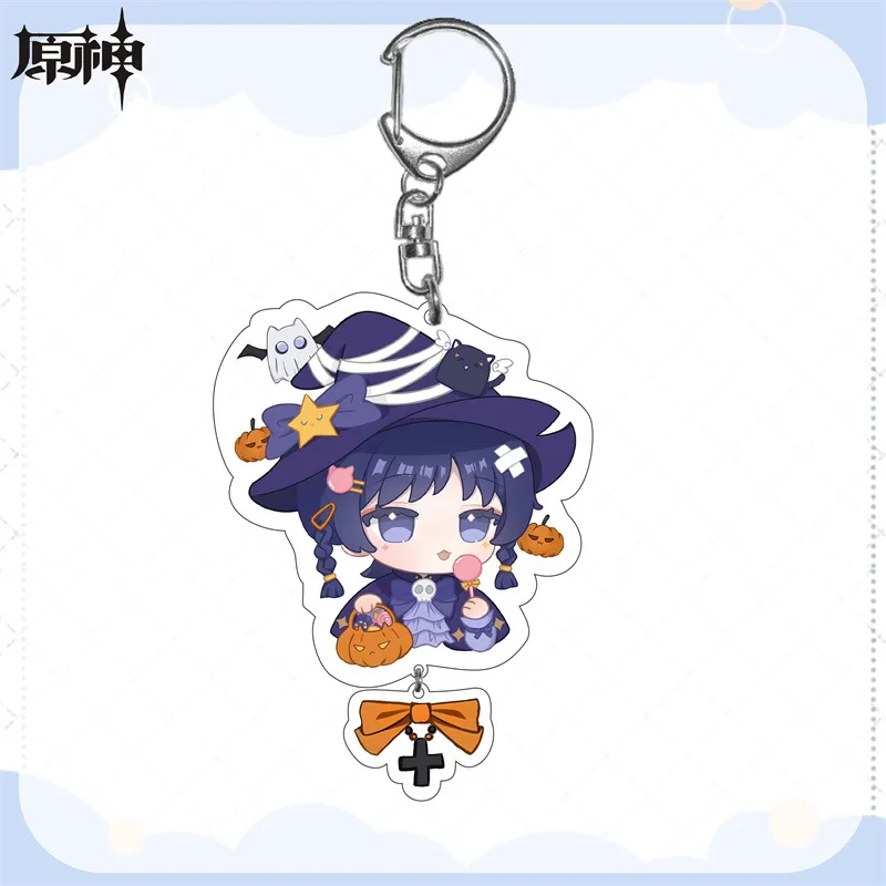 26 Designs Genshin Impact Game Peripheral Student Schoolbag Pendant Acrylic Keychain
