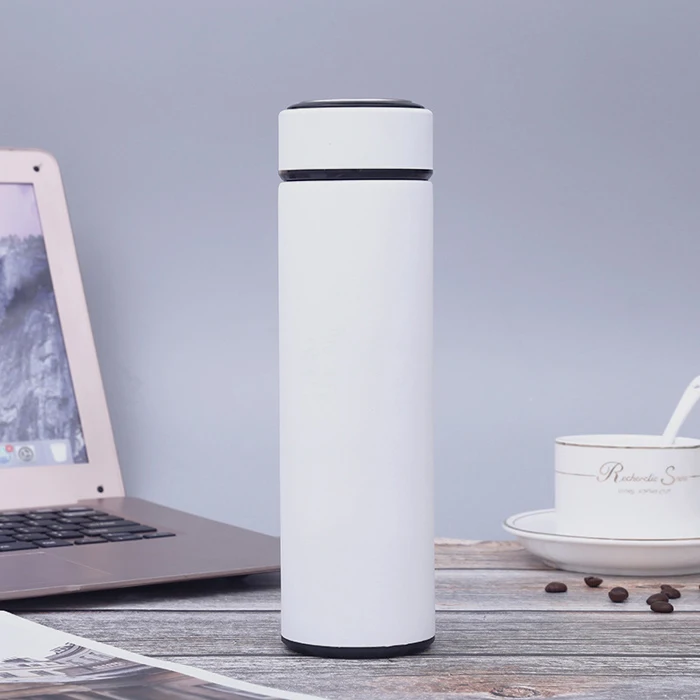  500ml Business style double layered vacuum flask stainless steel insulated bottle sport water termos with