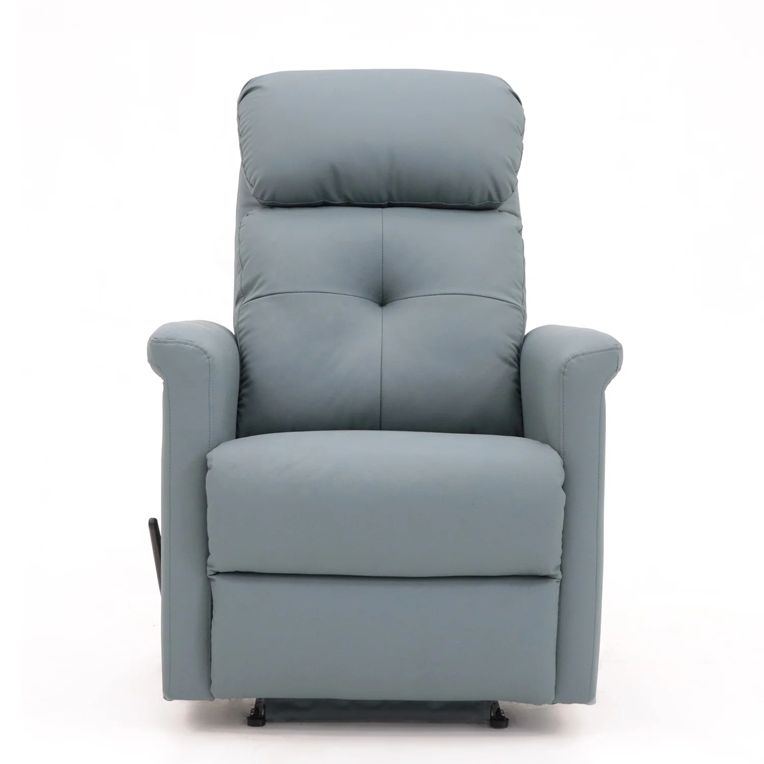 Geeksofa Modern Lazy Boy Microfiber Fabric Manual Recliner Chair for Living Room Furniture