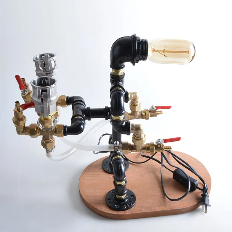 Industrial Decanter Iron Metal Robot Pipe Wine Dispenser