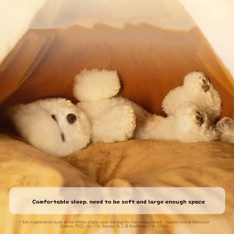 Cat puppy Cave Portable Winter Elk Yurt Pet House Washable Pet Tent Cave Reusable Cats House Sleeping Nest For Medium Large Cats