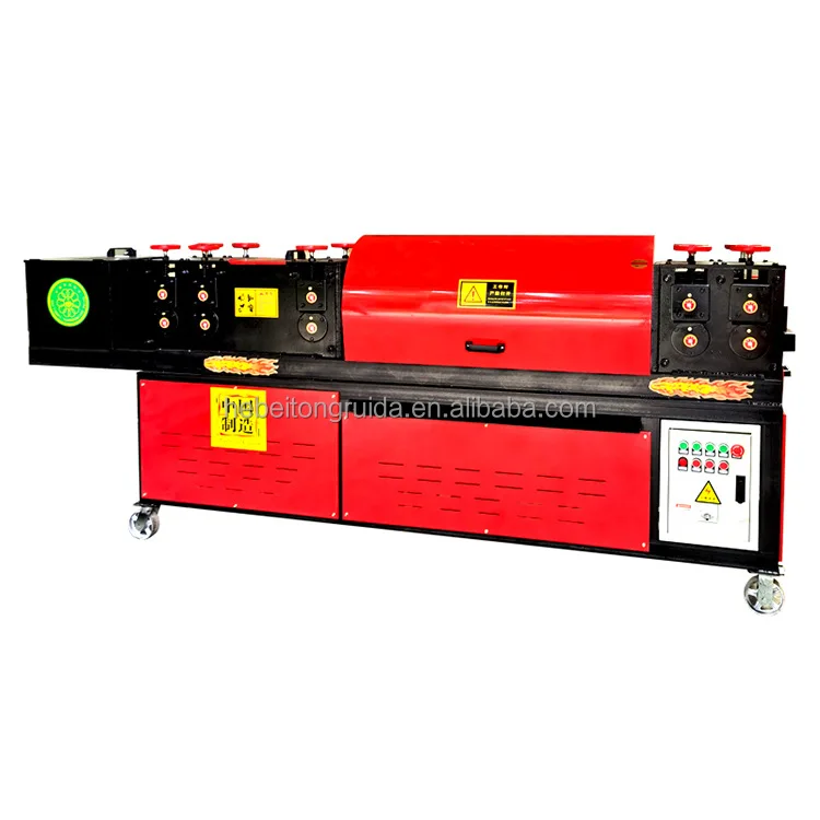 High Quality steel pipe straightening machine Pipeline rust removal corrector Greenhouse tube straightening machine