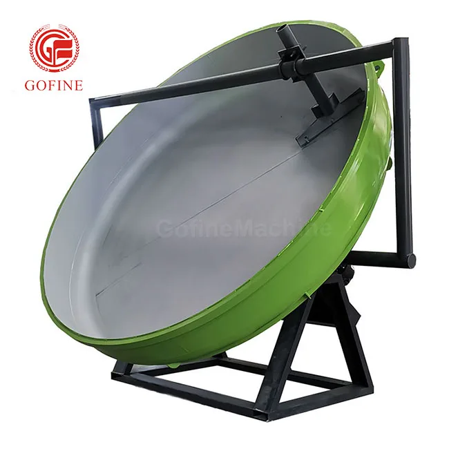 Fertilizer Disk Pan Pellet Line Round Pan/Disc Granulator/Organic/Low Investment/Animal Manure