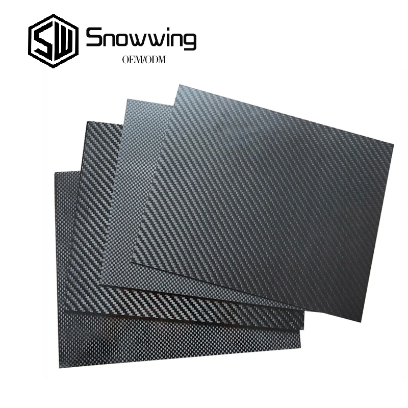 Made in Taiwan 1705*805*4mm aero material professional 100% carbon fiber 3K CFRP sheet