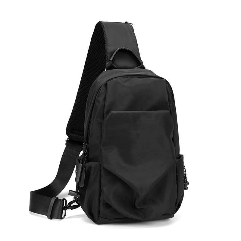 Повседневная мужская нагрудная сумка, простой мессенджер на одно плечо, многофункциональная Модная брендовая Сумочка через плечо