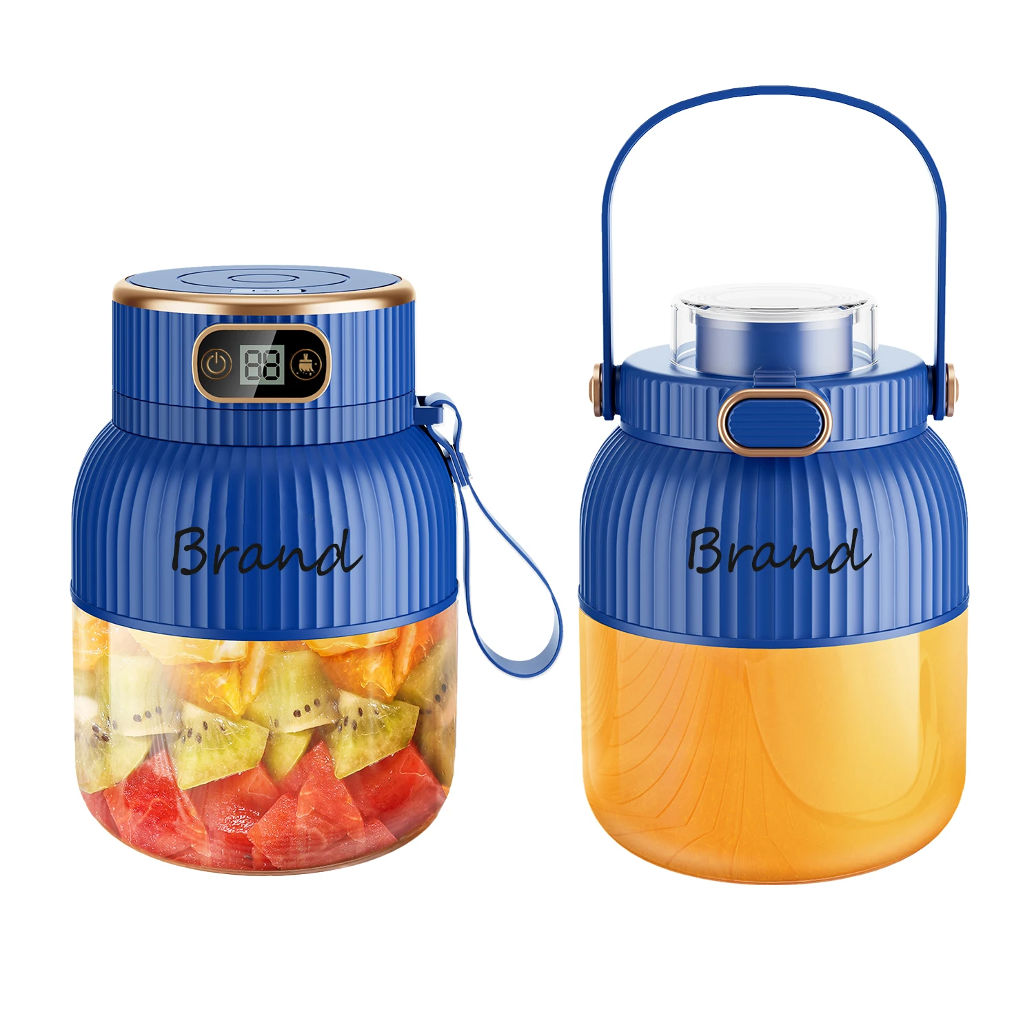 Fruit Juicer Cup USB Rechargeable Chopper Portable Mini Milkshake Blender Smoothie Mixer Citrus Lemon Juice Extractor