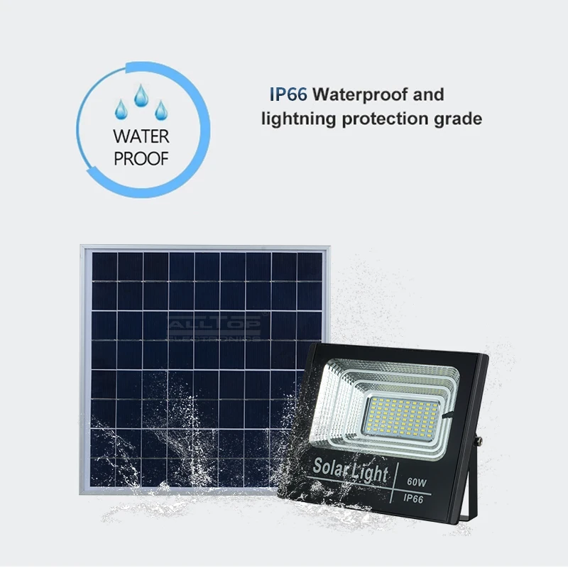 IP65 Outdoor waterproof long life high quality ip65 30w 60w solar led flood lighting fixture