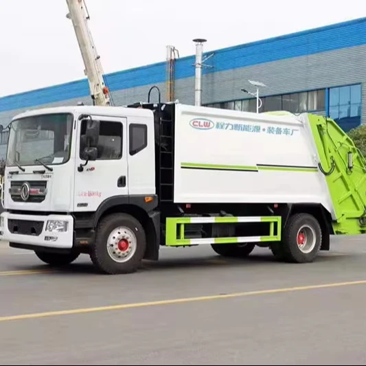 Factory direct sale DONGFEN 12 cubic meters garbage compression truck for garbage collection and transportation