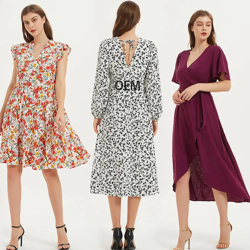 Holiday fashion Plus size women clothing elegant women casual dresses