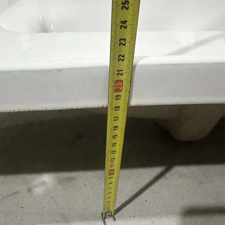 White color bathroom cabinet basin table top vanity basin