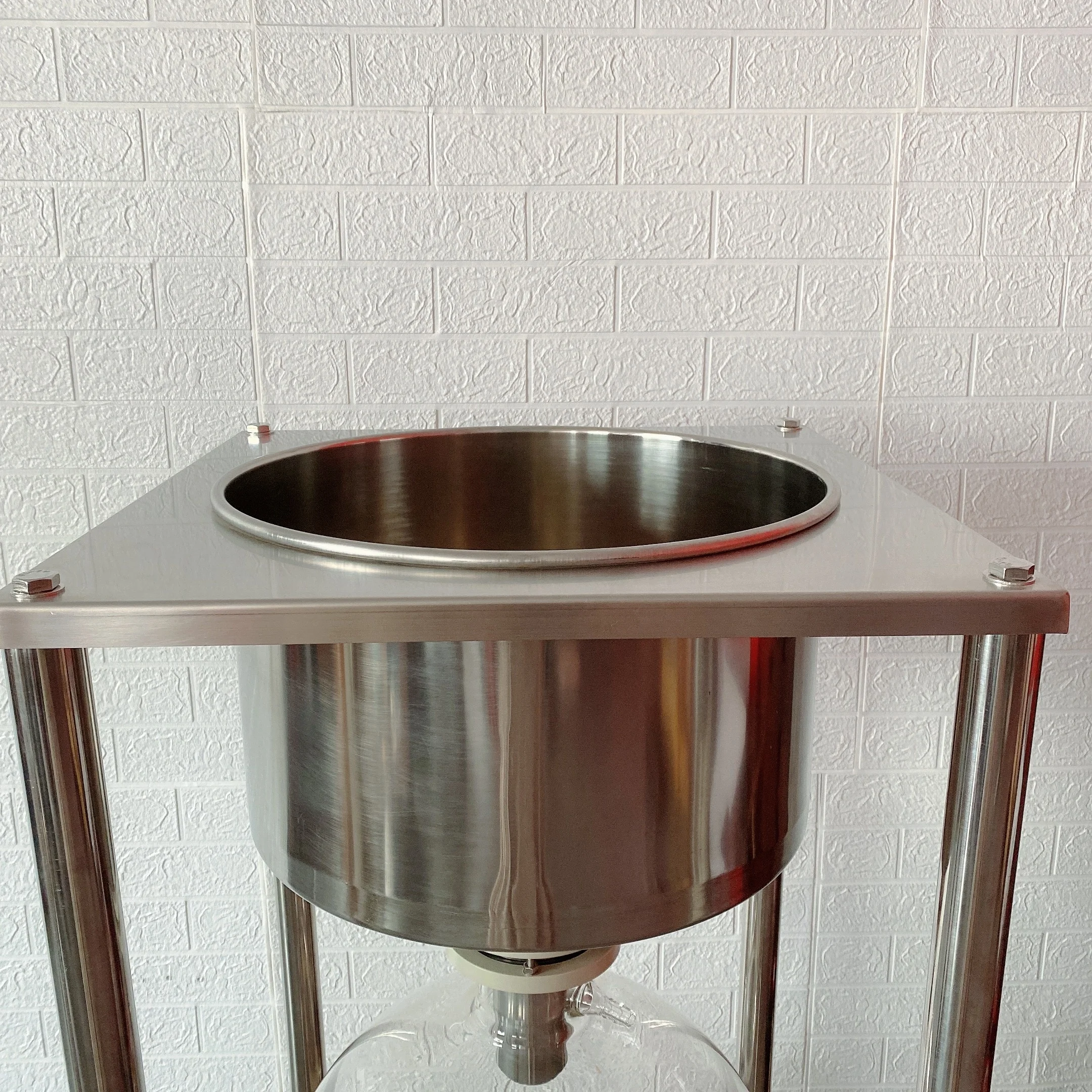 Topacelab 10L 20L 30L 50Liters vacuum filter/ filtration equipment Stainless steel laboratory funnel  Vacuum pump and filter med