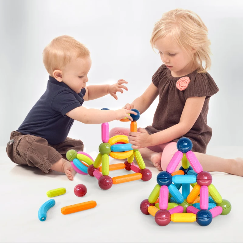 33 pcs trendy kids toys top selling latest toys 2023 new arrivals popular magnetic bloques de construccions for girls boys
