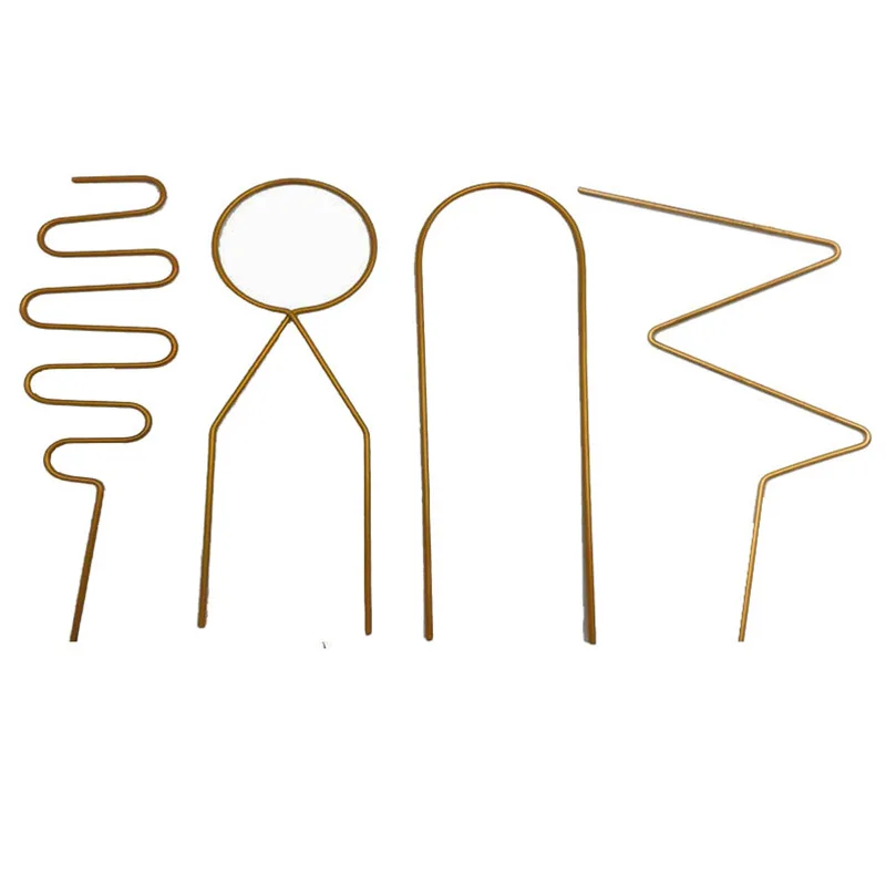Small Metal Trellis For Potted Plants 6 Pcs Gold Trellis For Climbing Plants Indoor Mini House Plant Stake Trell