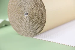 Custom Gifts Wrapping Value Packing Fully Recyclable Paper Roll Brown Corrugated Kraft Paper Roll For Packaging Postal Shipping
