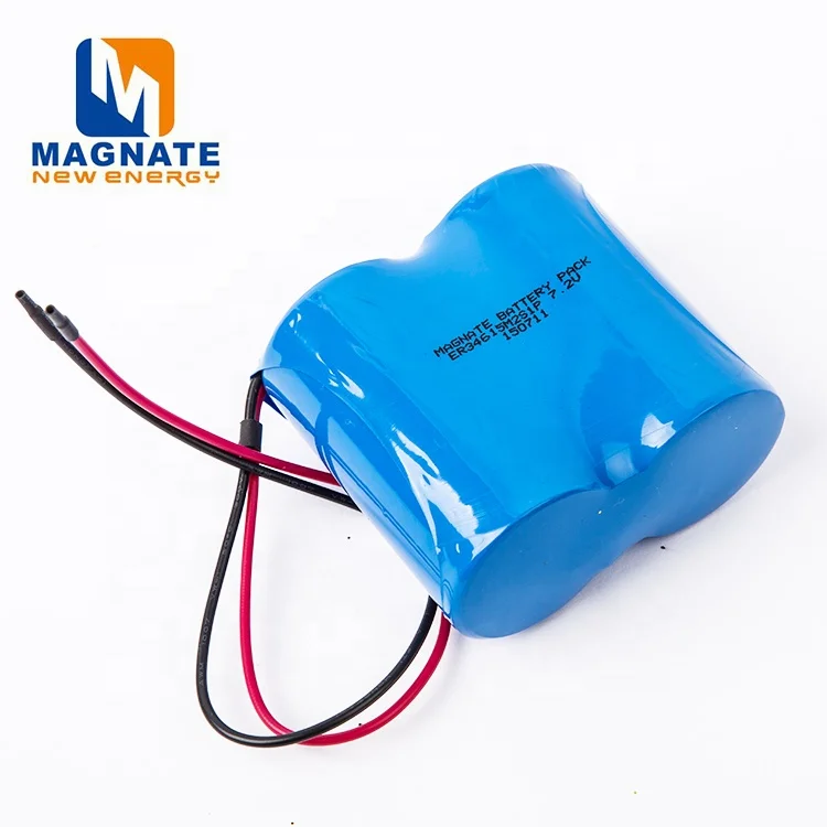 Bobbin Battery Primary Lisocl2 Lithium Batteries ER34615 Plus 5A capacitor SPC 1550